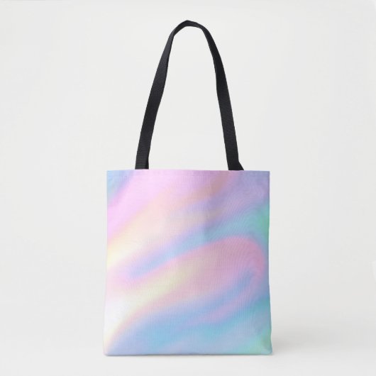 Trendy Einzigartige Pastellfarben Rosa abstrakte W Tasche (Vorderseite)