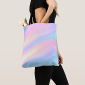 Trendy Einzigartige Pastellfarben Rosa abstrakte W Tasche (Von Nahem)