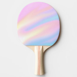 Trendy Einzigartige Pastellfarben Rosa abstrakte W Tischtennis Schläger