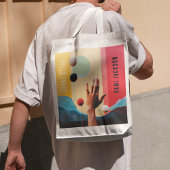 Trendy Einzigartiger Cooler, farbiger Abstrakter N Tragetasche