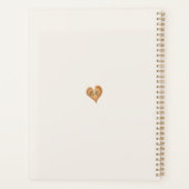 Trendy Einzigartiger Wasserfarbenkaffee Lover 2026 Planer (Rückseite)