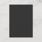 Trendy Einzigartiges berufliches Monogramm Visitenkarte (Rückseite)