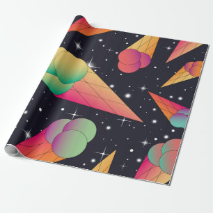 Trendy Eis nahtlos Muster. Eiscreme Geschenkpapier
