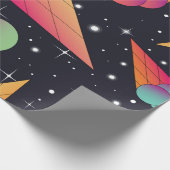 Trendy Eis nahtlos Muster. Eiscreme Geschenkpapier (Ecke)