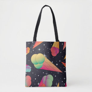 Trendy Eis nahtlos Muster. Eiscreme Tasche