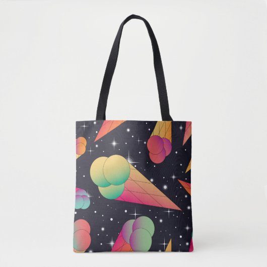 Trendy Eis nahtlos Muster. Eiscreme Tasche (Vorderseite)
