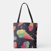 Trendy Eis nahtlos Muster. Eiscreme Tasche (Rückseite)