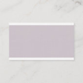 Trendy Elegant Beruflich Minimalistisch Schlicht L Visitenkarte (Rückseite)