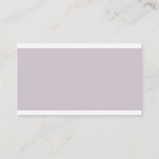 Trendy Elegant Beruflich Minimalistisch Schlicht L Visitenkarte (Rückseite)