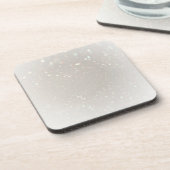 Trendy Elegant Blank Modern Glamour Template Getränkeuntersetzer (Linke Seite)