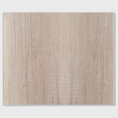 Trendy Elegant Brown Wood Look Rustikale Nostalgie Geschenkpapier (Flach)