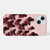 Trendy & Elegant Butterflies Design iPhone 15 Fall Hülle (Rückseite (Horizontal))