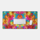 TRENDY ELEGANT COLORFUL RAINBOW STIL SCHREIBTISCHUNTERLAGE (Tastatur & Maus)