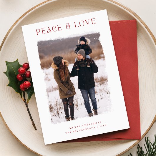 Trendy Elegant Family Foto Weihnachten