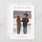 Trendy Elegant Family Foto Weihnachten (Vorderseite)