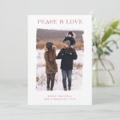 Trendy Elegant Family Foto Weihnachten (Stehend Vorderseite)