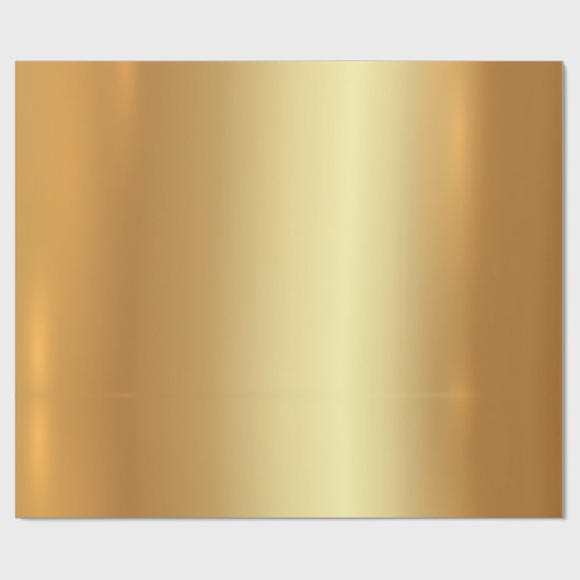 Trendy Elegant Gold Glamorous Template Gift Glossy Geschenkpapier (Flach)