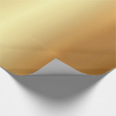 Trendy Elegant Gold Glamorous Template Gift Glossy Geschenkpapier (Ecke)