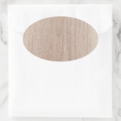 Trendy Elegant Holzplatine Look Blank Template Ovaler Aufkleber (Tasche)