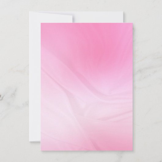 Trendy Elegant rosa Modernes Template Rectangle Mitteilungskarte (Rückseite)