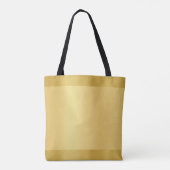 Trendy Elegant Shiny Gold Modernes Template Golden Tasche (Rückseite)