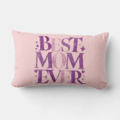 Trendy Elegante Beste Mama Lendenkissen (Rückseite)