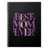 Trendy Elegante Beste Mama Notizblock (Vorderseite)
