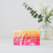 Trendy Elegante Business Cards Visitenkarte (Stehend Vorderseite)