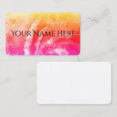 Trendy Elegante Business Cards Visitenkarte (Vorne/Hinten)