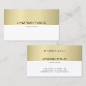 Trendy Elegante Design Modernes Einfaches Schlicht Visitenkarte (Vorne/Hinten)