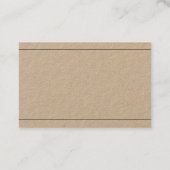 Trendy Elegante Design Modernes, Minimalistisches  Visitenkarte (Rückseite)