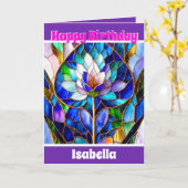 Trendy Elegante Einzigartige Sammlung Karte (Gelbe Blume)