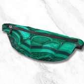Trendy Elegante Green Malachite Crystal Stone Bauchtasche