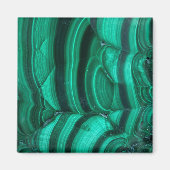Trendy Elegante Green Malachite Crystal Stone Magnet (Vorne)
