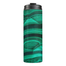 Trendy Elegante Green Malachite Crystal Stone