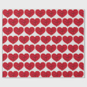 Trendy Elegante Moderne Liebe Valentine Geschenkpapier (Flach)