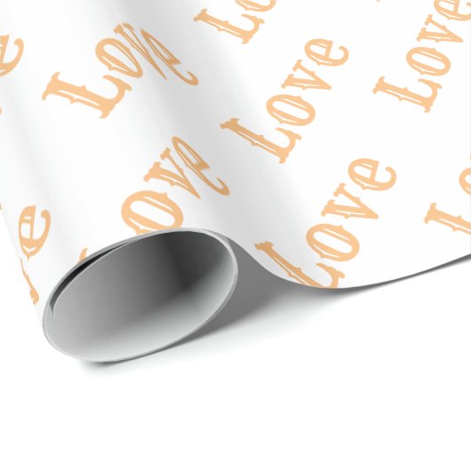 Trendy Elegante Moderne Liebe Valentine Geschenkpapier (Rolleneckpunkt)