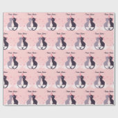 Trendy Elegante Moderne Liebe Valentine Geschenkpapier (Flach)