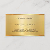 Trendy Elegante Moderne QR-Code Gold Luxus Seide Visitenkarte (Vorderseite)