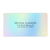 Trendy Elegante Pastellfarben strahlender Hintergr (Vorne)