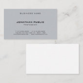 Trendy Elegante Simple Template Beruflich Moderne Visitenkarte (Vorne/Hinten)