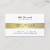 Trendy elegantes modernes berufliches visitenkarte (Vorderseite)