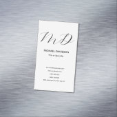 Trendy Empfohlen Minimalistisch Moderne Schlicht Magnetische Visitenkarte (Beispiel)