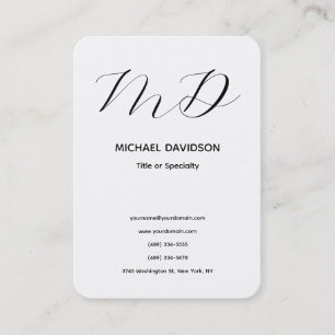 Trendy Empfohlen Minimalistisch Moderne Schlicht Visitenkarte