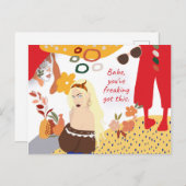 Trendy ermutigend Zitat Sie Got diese Girly Postkarte (Vorne/Hinten)