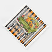 Trendy Erntedank Schöne Herbstkollektion Serviette (Ecke)