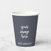 Trendy Erstellen Sie Ihr eigenes Personalisiertes Pappbecher (Vorderseite)