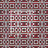 Trendy Ethnic American Native Indian Stam Pattern Stoff (Kachel)