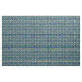 Trendy Ethnic Elephants Blau und Weiß Muster Stoff (Yard (91,4 cm))
