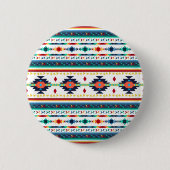 trendy, ethnisch geometrisch button (Vorderseite)